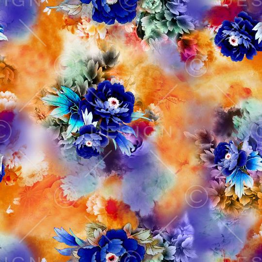 中国风印花华亿平台图片