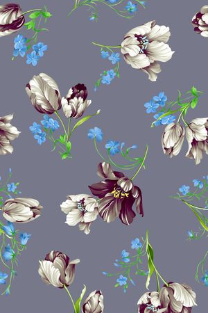 藤条藤蔓印花华亿平台图片