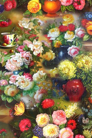 此华亿平台为1/2跳接印花华亿平台图片