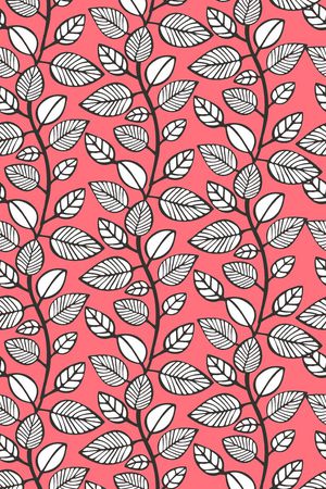 树叶印花华亿平台图片