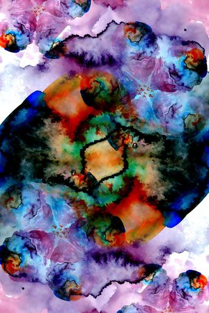 抽象印花华亿平台图片