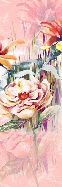 手绘印花华亿平台图片