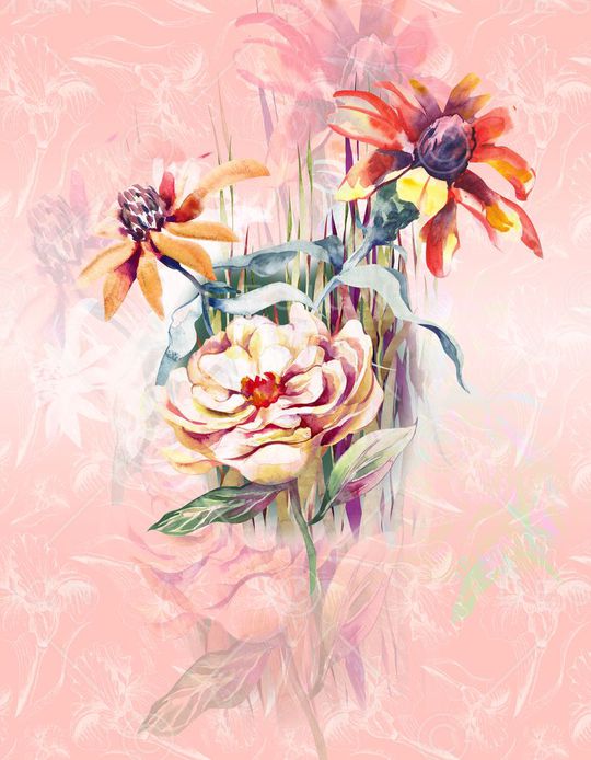 手绘印花华亿平台图片