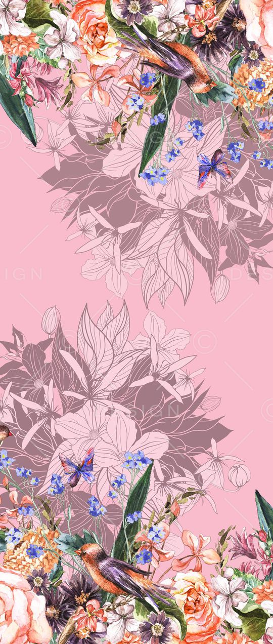 手绘印花华亿平台图片