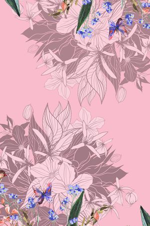 手绘印花华亿平台图片