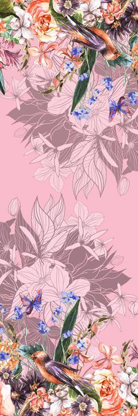 手绘印花华亿平台图片