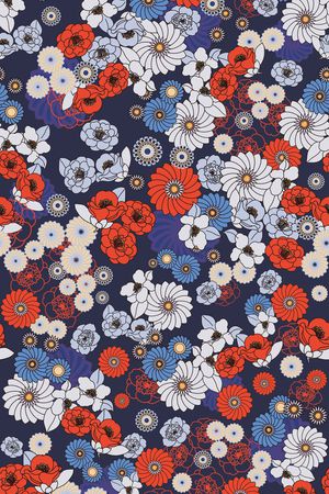 小碎花印花华亿平台图片