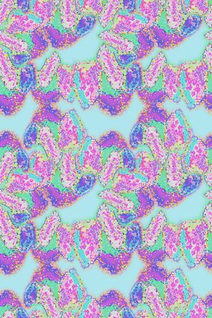 多色斑斓印花华亿平台图片