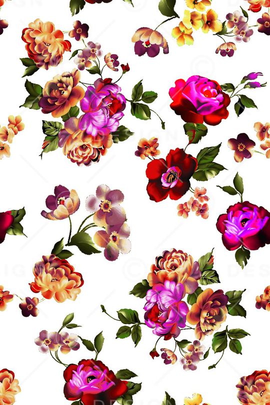 乱花印花华亿平台图片