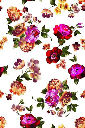 乱花印花华亿平台图片