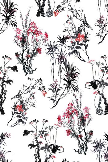 681614-中国风水墨工笔画07919