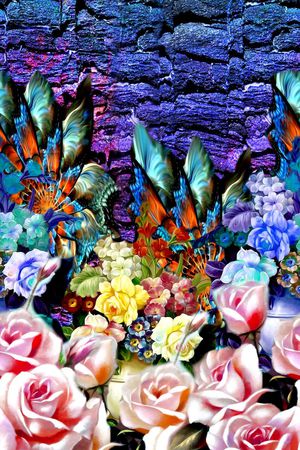 女装定位印花华亿平台图片