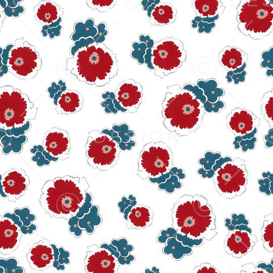 时尚女装可爱卡通花朵印花华亿平台图片