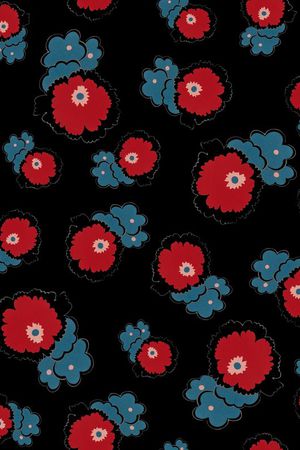 时尚女装可爱卡通花朵印花华亿平台图片