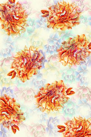 花朵印花华亿平台图片