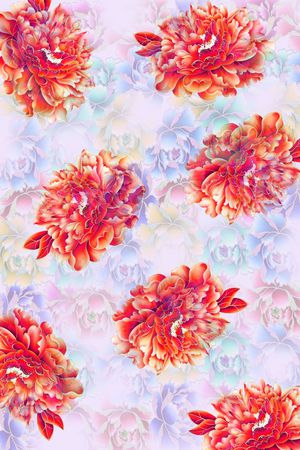 花朵印花华亿平台图片