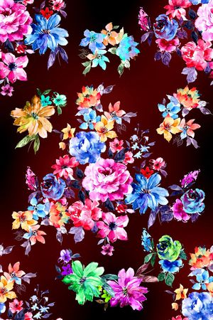 时尚女装印花华亿平台图片