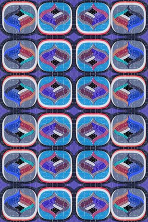 条纹混搭印花华亿平台图片