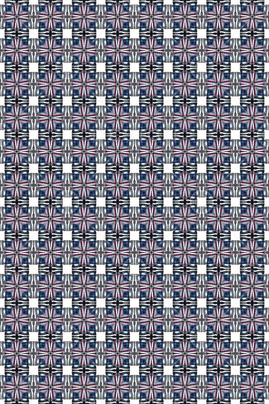 格子混搭印花华亿平台图片