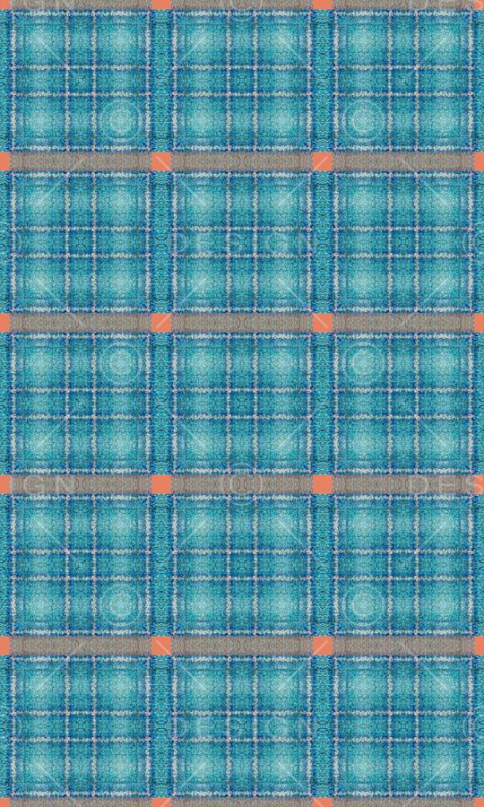 格子混搭印花华亿平台图片