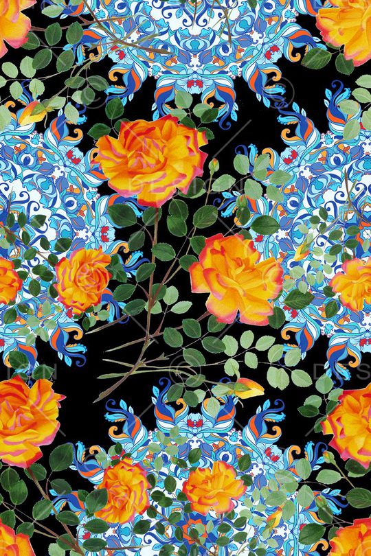 花朵印花华亿平台图片