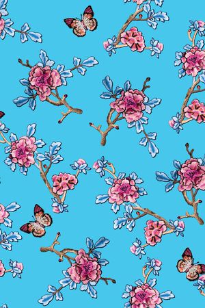 刺绣印花华亿平台图片