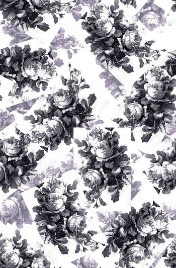 黑白印花华亿平台图片