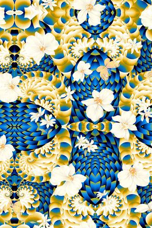 抽象印花华亿平台图片