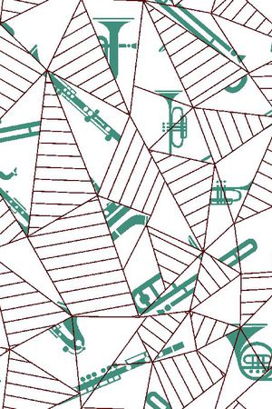 不规则几何印花华亿平台图片