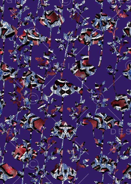 抽象印花华亿平台图片