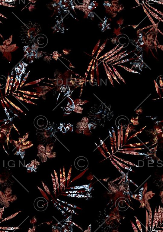 抽象印花华亿平台图片