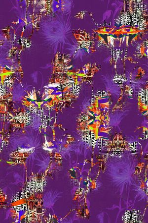 抽象印花华亿平台图片