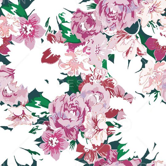 花瓣印花华亿平台图片