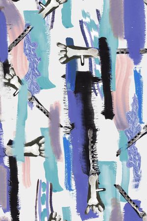 抽象印花华亿平台图片