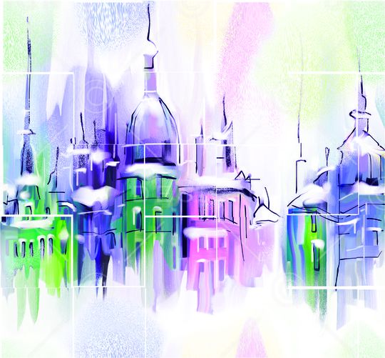 建筑、城堡印花华亿平台图片