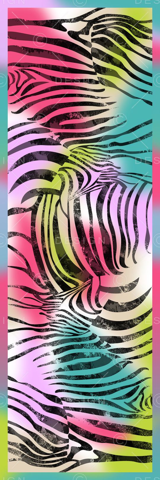 斑马纹印花华亿平台图片