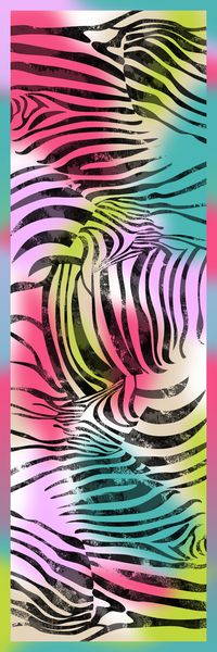 斑马纹印花华亿平台图片