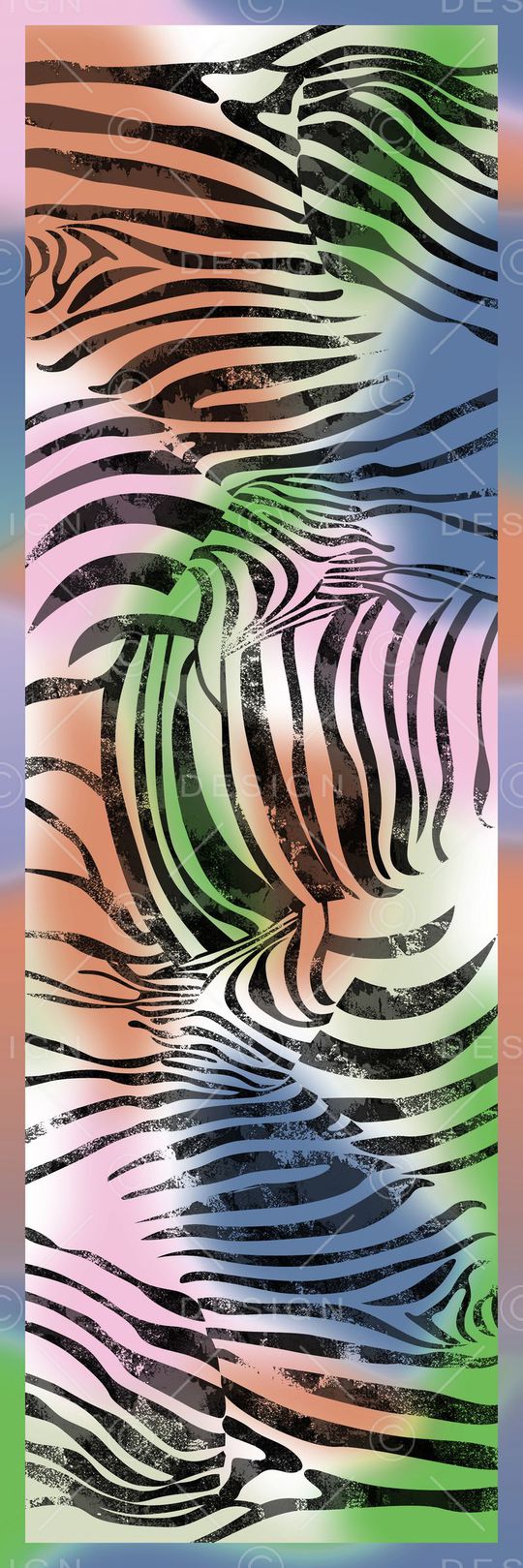 斑马纹印花华亿平台图片