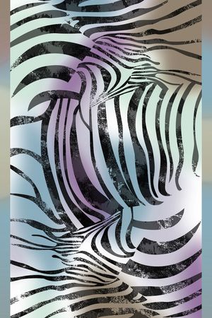 斑马纹印花华亿平台图片