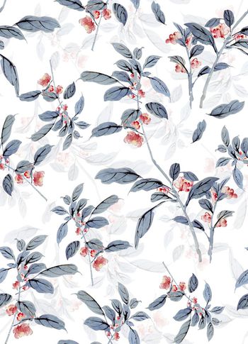 682339-中国水墨小花枝-A