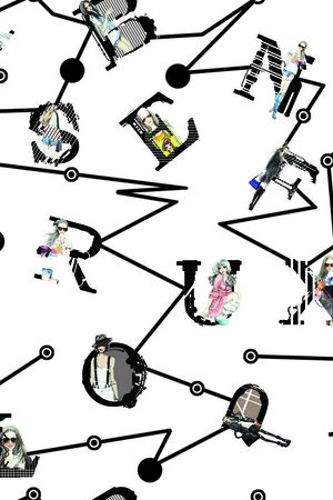 字母印花华亿平台图片