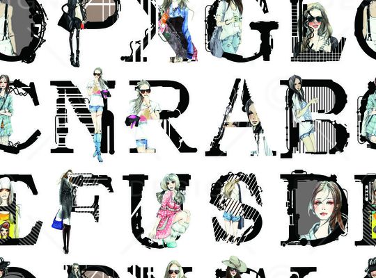 字母印花华亿平台图片