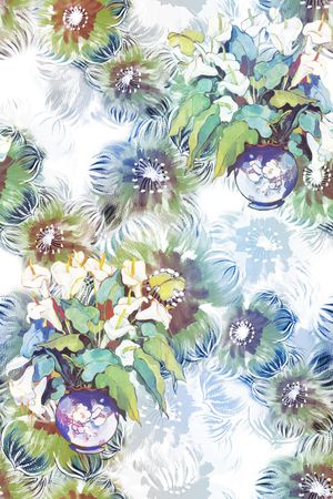 乱花印花华亿平台图片