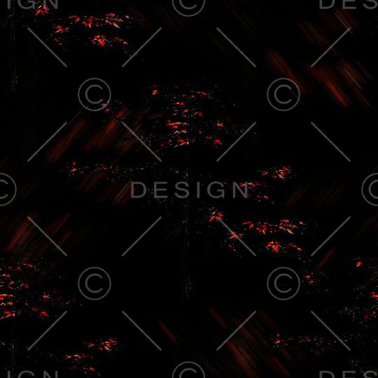 树叶印花华亿平台图片