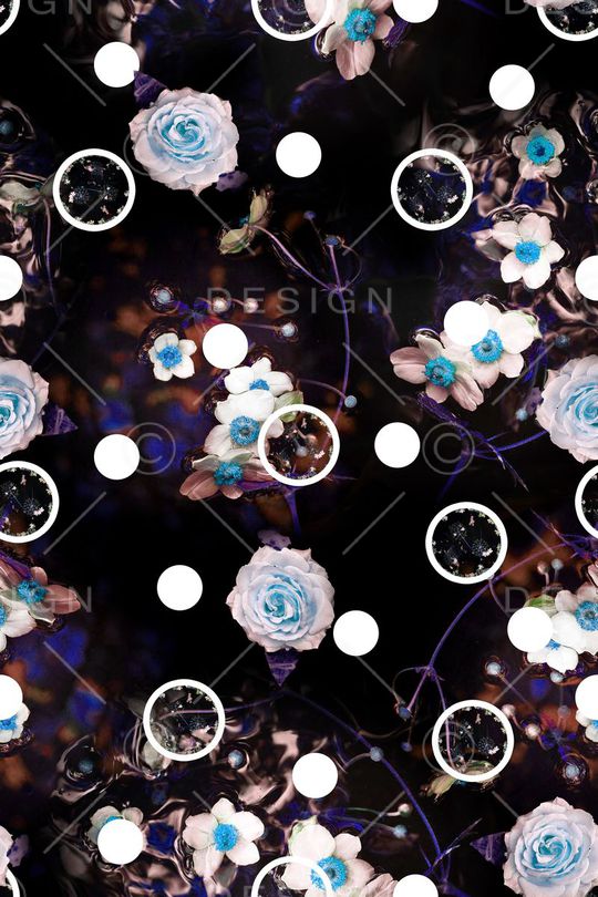 碎花印花华亿平台图片