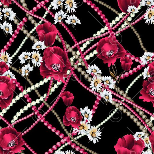 花朵印花华亿平台图片