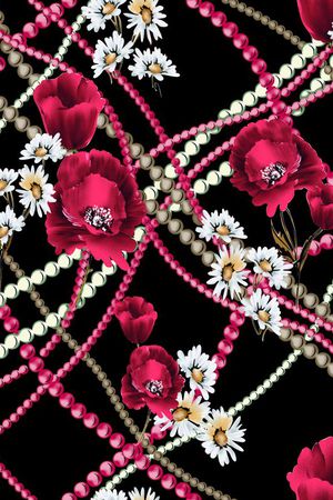 花朵印花华亿平台图片