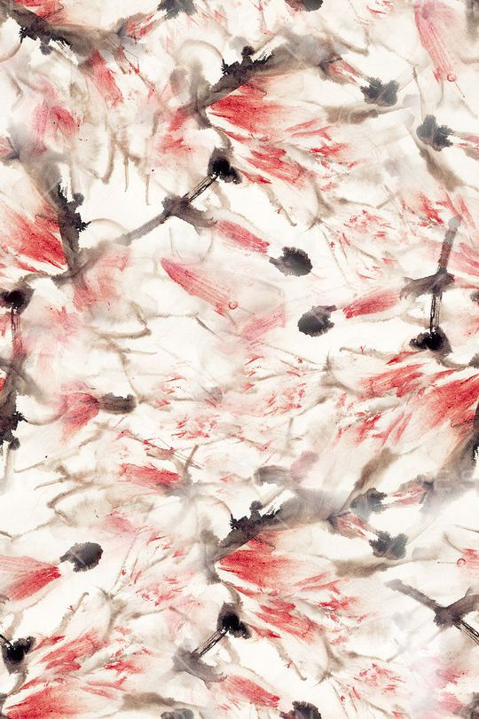 玉兰花印花华亿平台图片