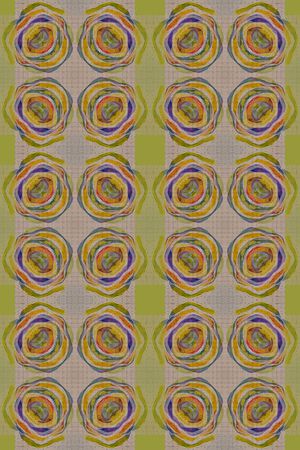 格子图案印花华亿平台图片