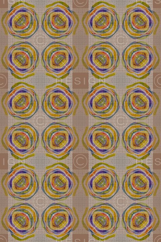 格子图案印花华亿平台图片